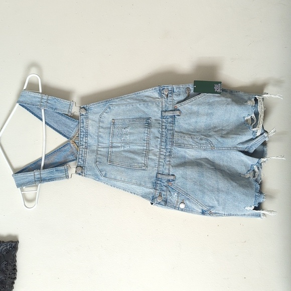 Wild Fable Distressed Jeans Shorts Overall - Picture 3 of 12